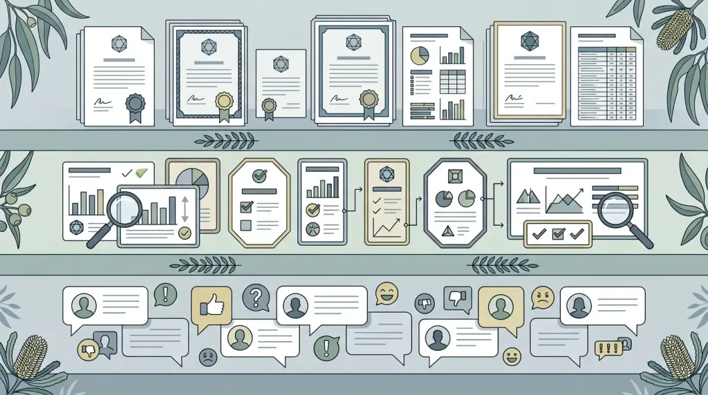 Evidence hierarchy separating regulator records, independent publisher assessments and player feedback